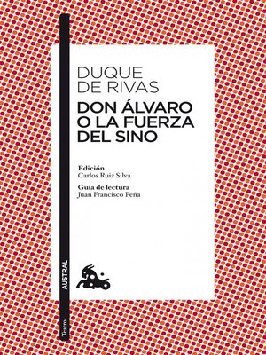 cover image of Don Álvaro o La fuerza del sino